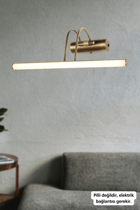 Begüsa Ledli Işıklı Pano Tablo Üstü Duvar Aplik Eskitme (Pilli Değildir!)