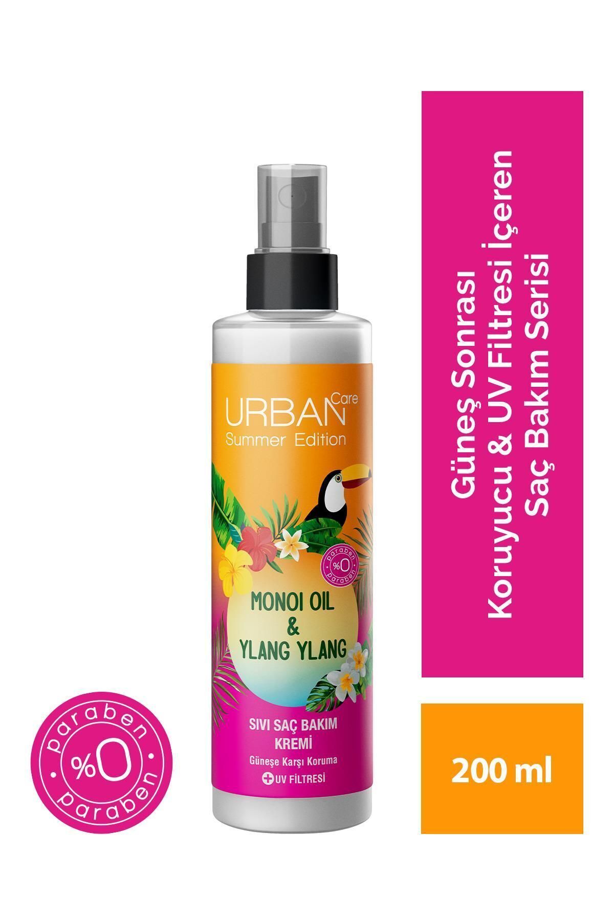 URBANCARE SUMMER-MONOİ YAĞI&YLANG SIVI SAÇ KREMİ 200ML- — URC05304 — تصویر 2 از 4