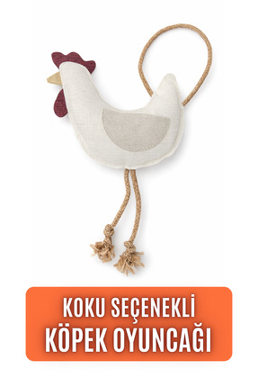 pawdaz Horoz - Üç Koku Seçenekli Köpek Çekiştirme Oyuncağı ( Dana Ciğer, Tavu...