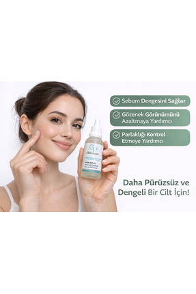 Glampure Gözenek Sıkılaştırıcı Ve Sebum Dengeleyici Akne Serumu 30 ml