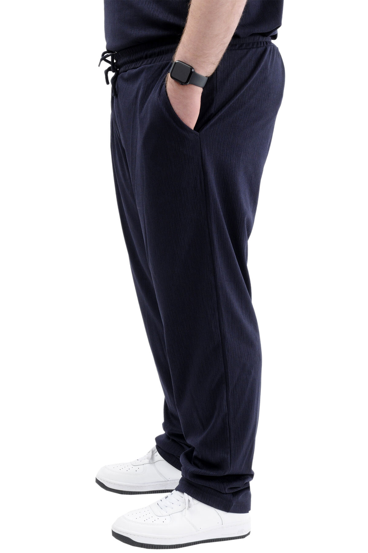 ModeXL Mode XL Büyük Beden Erkek Jogger Platin Jakar 24913 Lacivert görsel 3