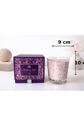 VINNOS HOME CONCEPT %100 Doğal Soya Balmumu, Yaban Mersini Aromalı Mum - 350 ...
