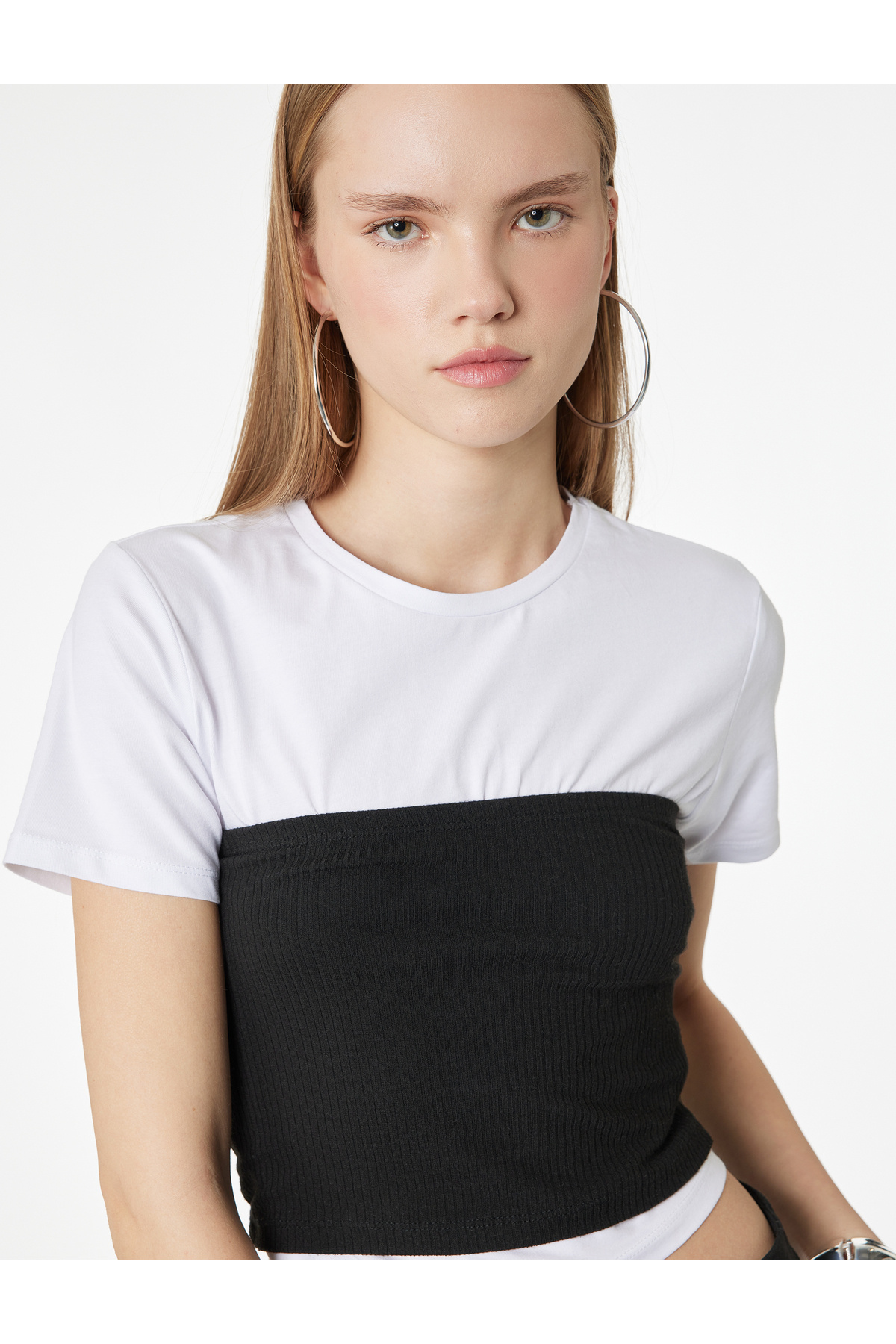 Koton Slim Fit Kısa Kollu Bisiklet Yaka Spor Tişört
