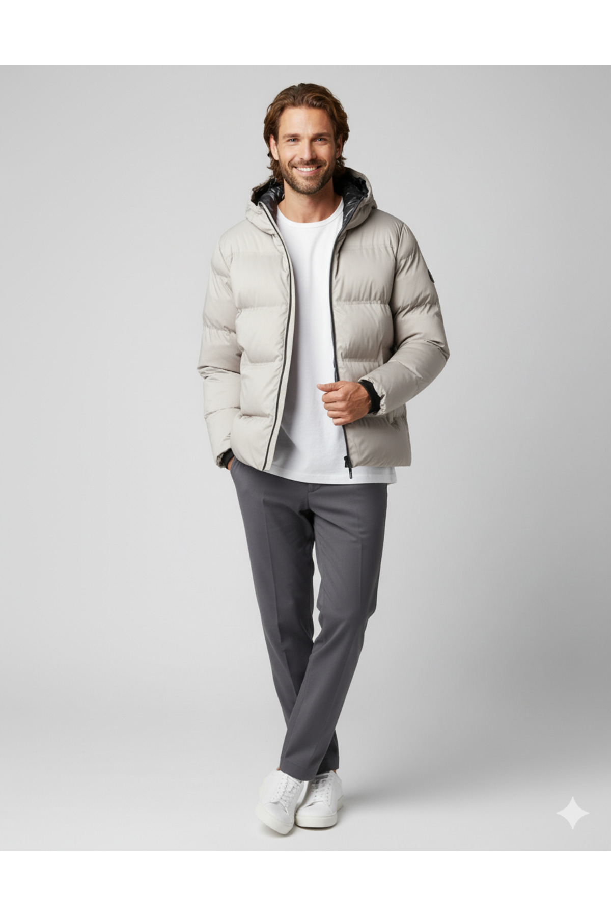 کاپشن مردانه راسته آستین بلند | جک اند جونز Jack & Jones 12259850 - تصویر 5