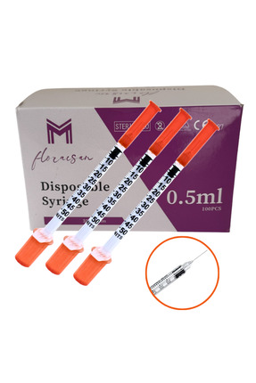 Floraison Medikal Micro Fine 0.5 ml 32g 8mm Mezoterapi Botoks Iğnesi Enjektör...
