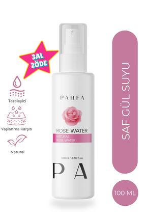 Parfa Saf Gül Suyu Gözenek Sıkılaştırıcı Aydınlatıcı Ve Arındırıcı Tonik %100...