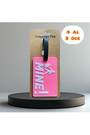Atelier Licia Bavul Etiketi Renkli Silikon İsimlikli Valiz Etiketi-Bagaj Etiketi