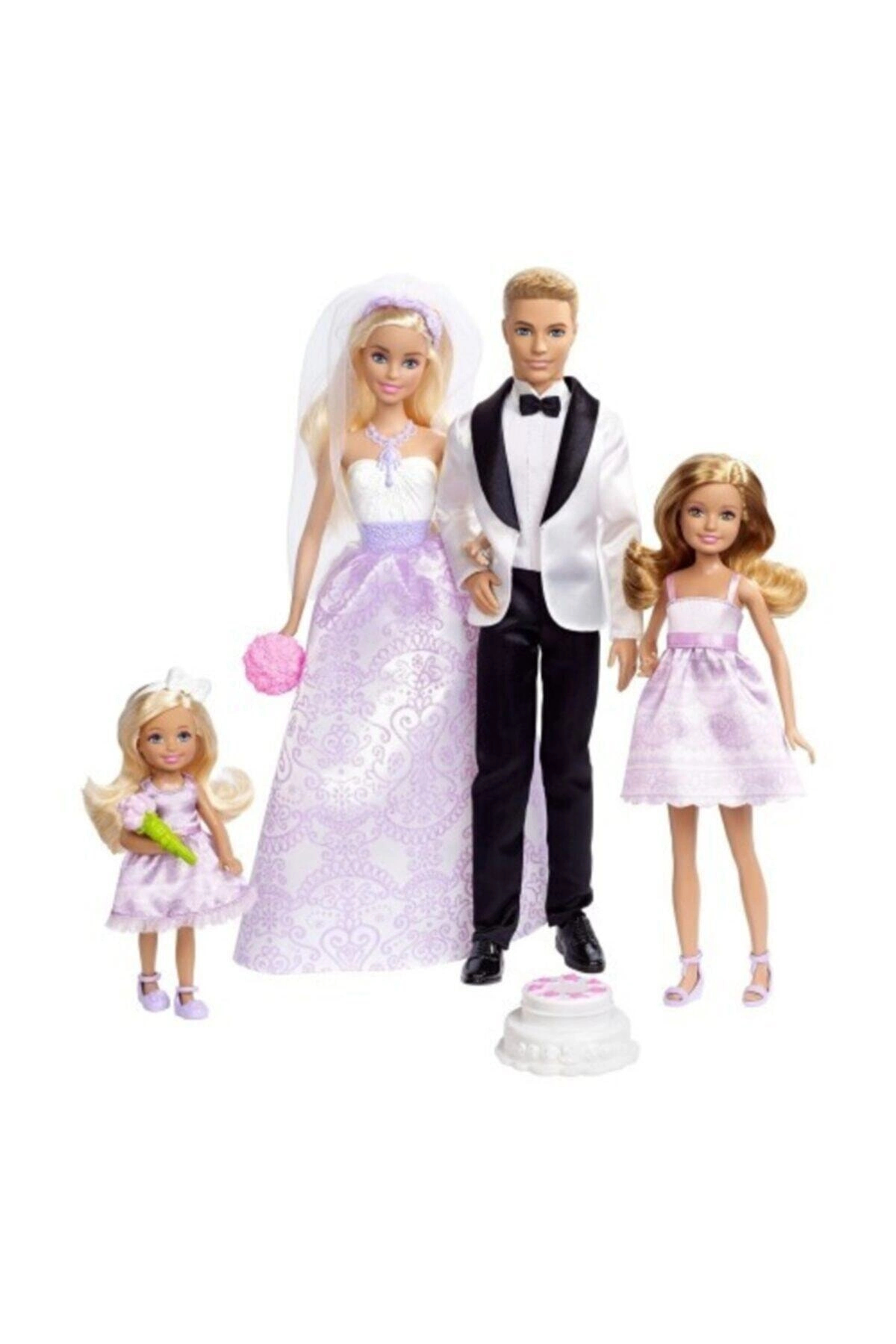 Barbie Ken Gelin Damat Kız Kardeşler Düğün Seti Oyuncak - Fiyatı