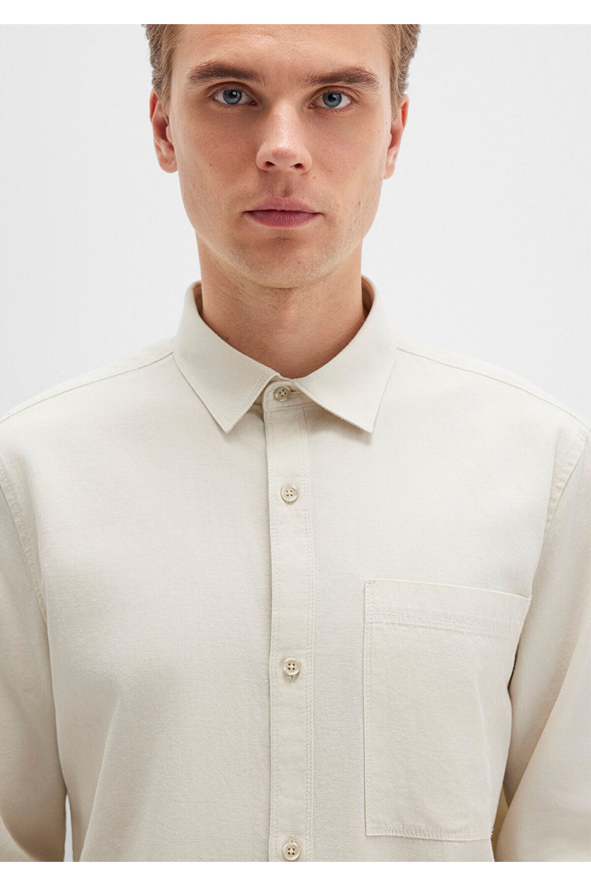 Mavi  Bej Cepli Gömlek Regular Fit / Normal Kesim 0211658-70134 - Görsel 5