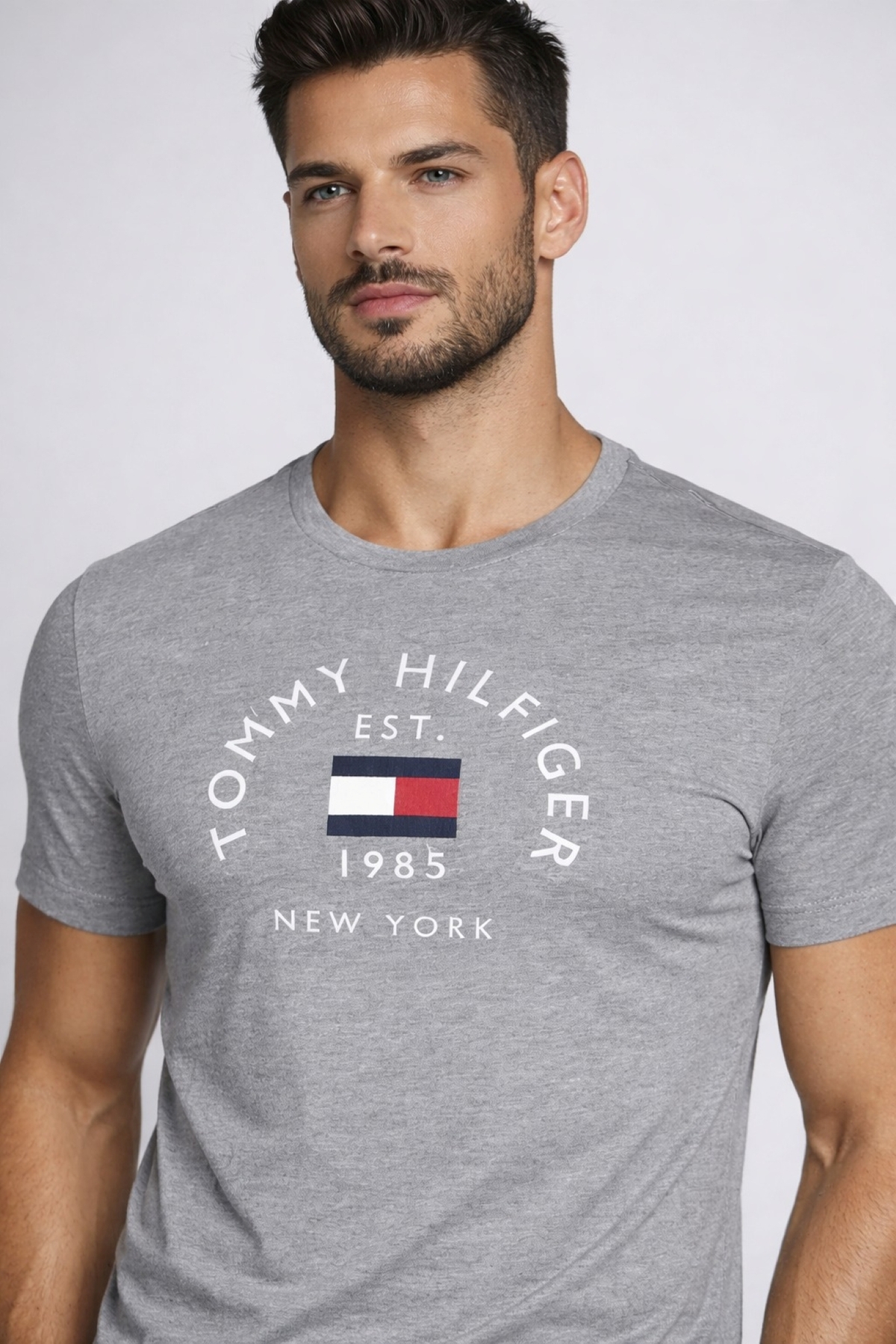 تیشرتمردانهTommy Hilfigerخاکستری