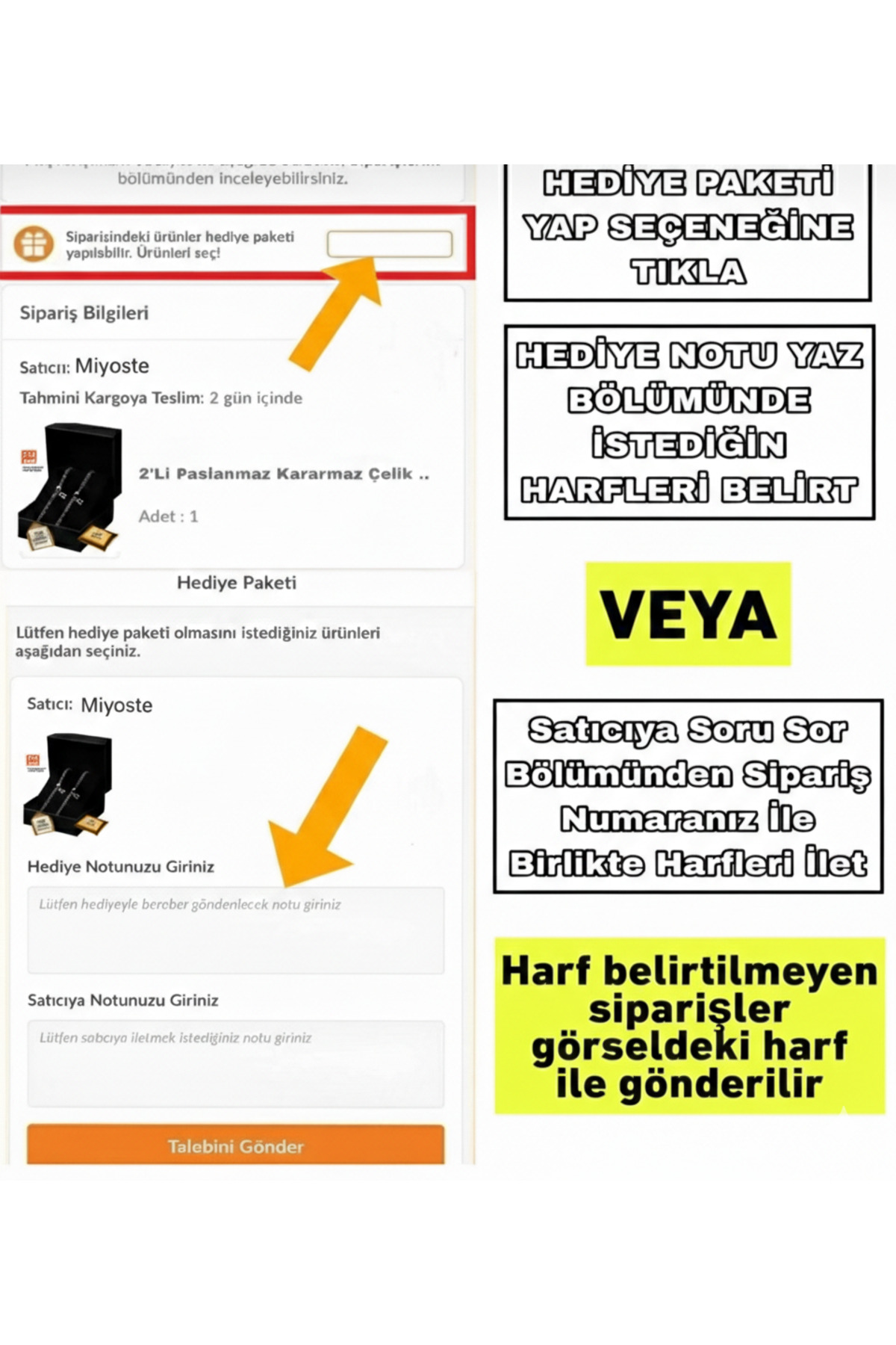 Miyoste Paslanmaz Çelik Unisex Harfli Bileklik Sevgili/çift/arkadaş Bilekliği (1 ADET) görsel 2