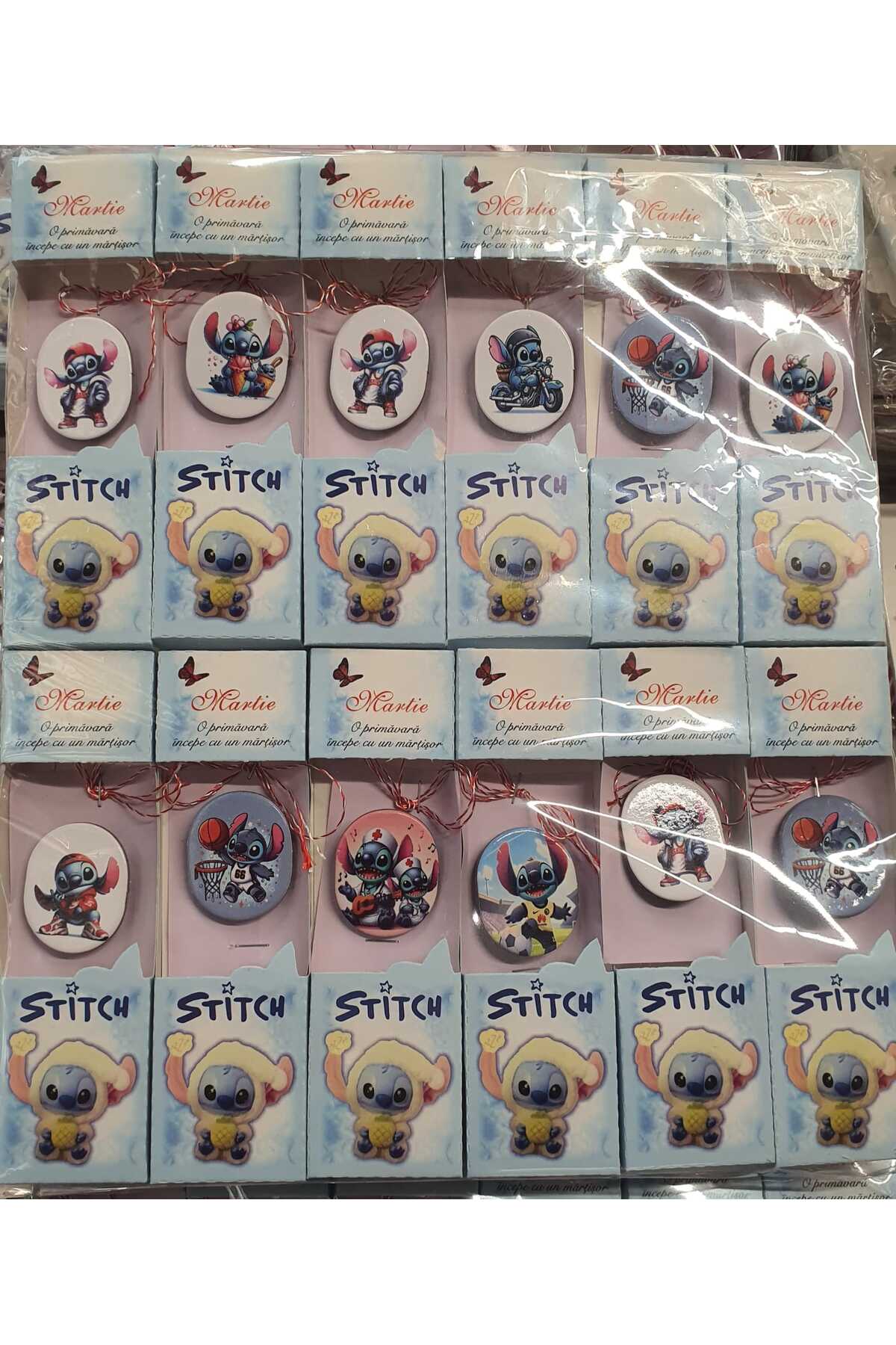 OEM Set 24 Martisoare Copii – Personaj Cartoon Extraterestru Albastru| Cadou ...