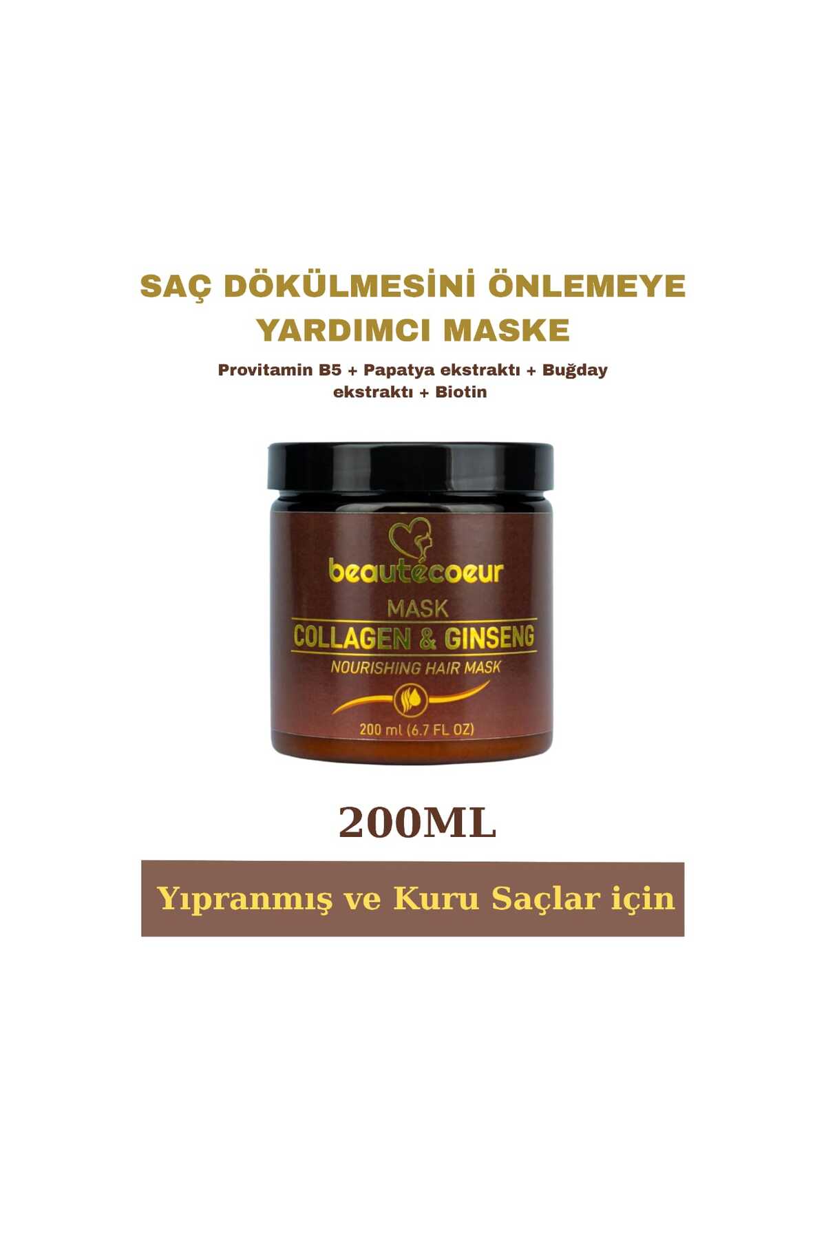beautecoeur Dökülme Karşıtı Nem Saglayıcı ve Onarıcı Maske — 87