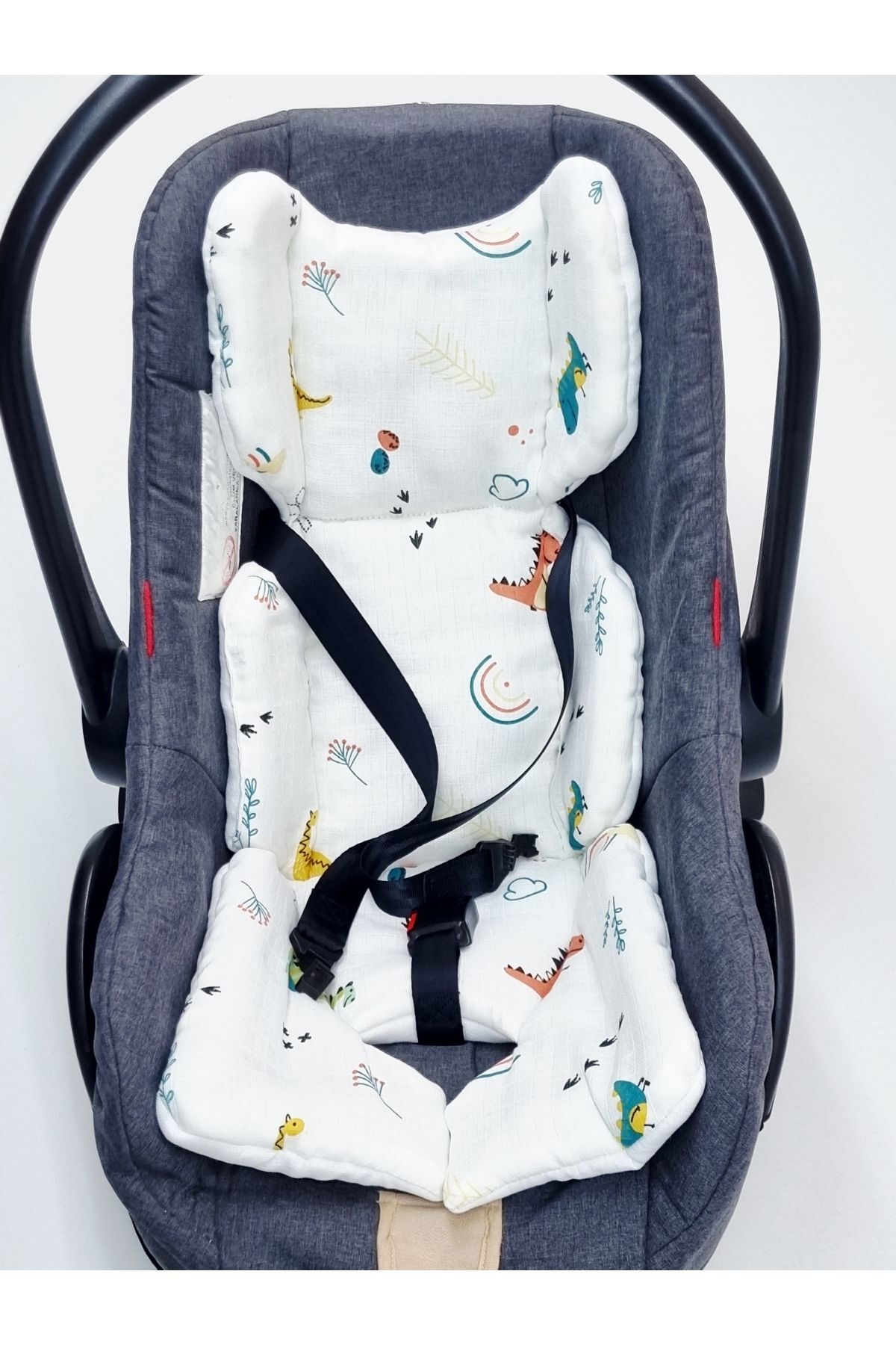 Yada Baby Müslin Tek Kat Puset Örtüsü Seti-sertifikalı Organik Pamuklu Kumaş | fotoğrafı 3 (önizleme)