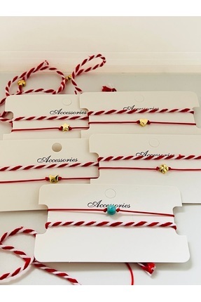 KOALA COMPANY 10 LU SET KIRMIZI İP + MARTENİÇKA BİLEKLİK HER MODELDEN 2 ŞER T...