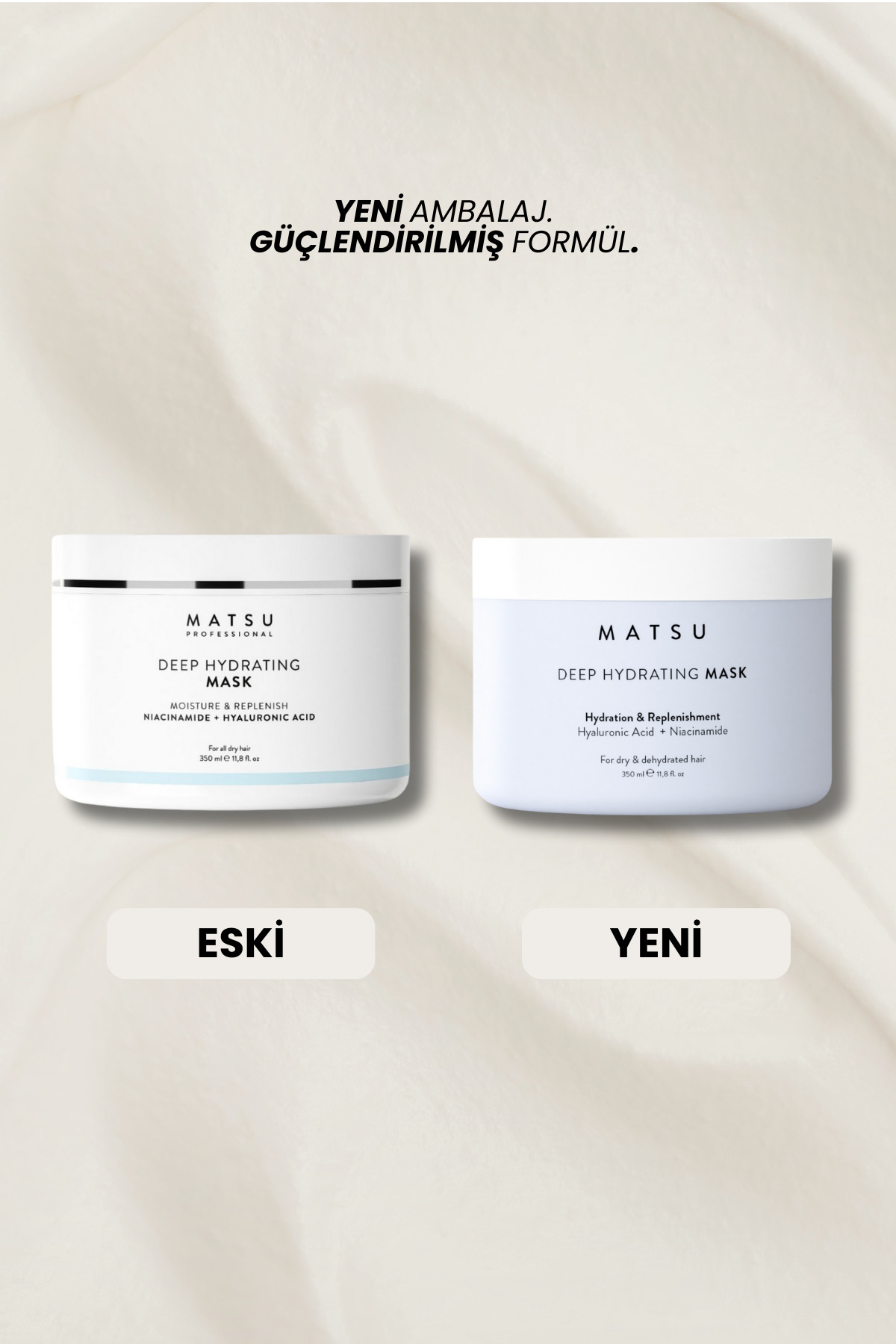 Deep Hydrating Nem Maskesi 350 ml | Kuru Saçlar & Anti-Frizz — MP8 — تصویر 3 از 8
