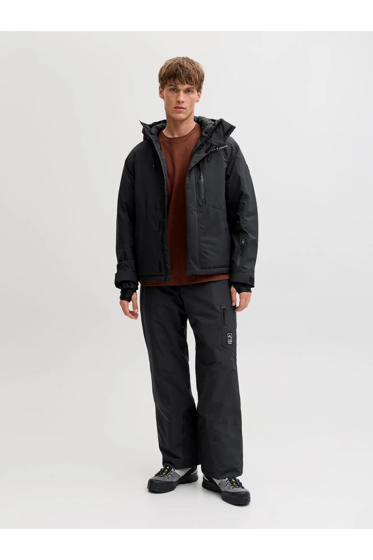 کت مردانه راسته آستین بلند | جک اند جونز Jack & Jones 12284649-Black Beau - تصویر 2