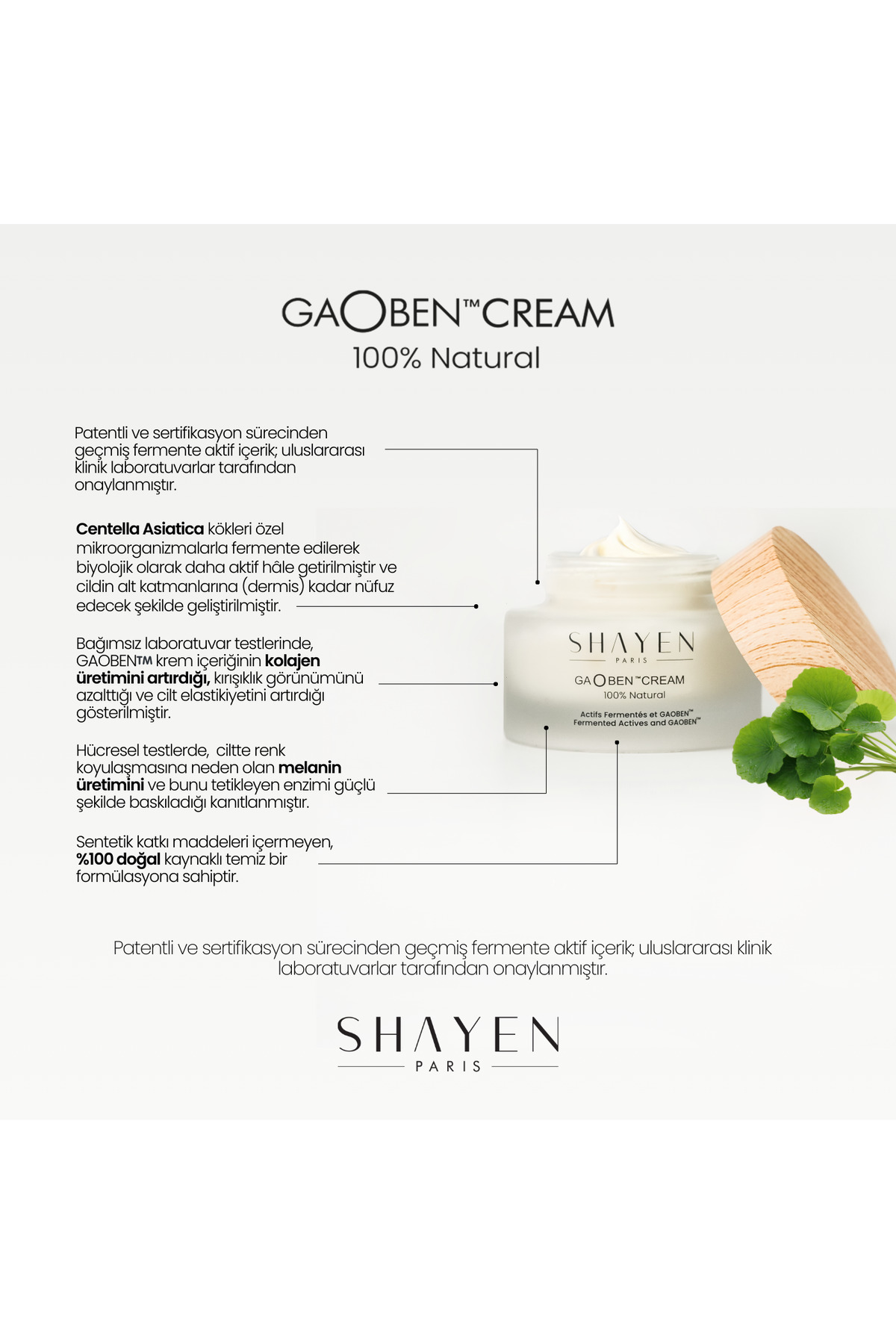 GAOBEN™ Éclat Essentiel Duo %100 Doğal Fermente Patentli Formül Yüz Serumu + Gao ben Krem, Yoğun Nemlendirici, Kırışıklık ve Yaşlanma Karşıtı Kuru Cilt Bakım Seti -Cica - Angelica — RPS-0002 — تصویر 7 از 8