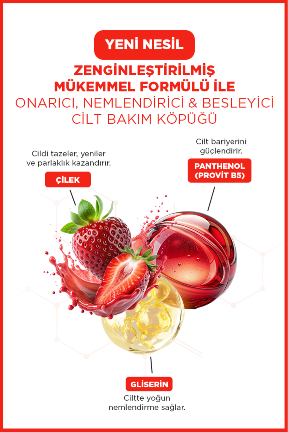 Cilt Bakım Köpüğü Strawberry & Cheesecake 100 ml- — P-00000887 — تصویر 2 از 4