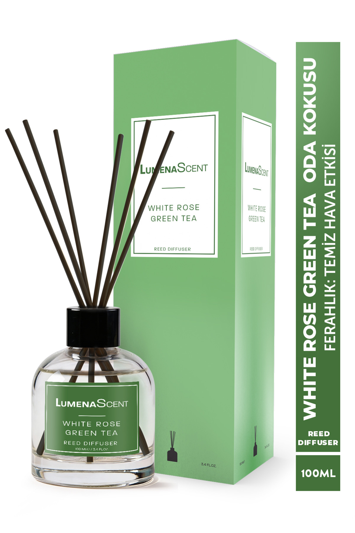 LumenaScent White Rose Green Tea Oda Kokusu