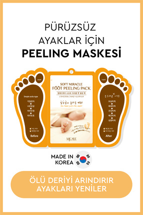 Mjcare Soft Miracle Foot Peeling Pack - Soyulan Ayak Maskesi