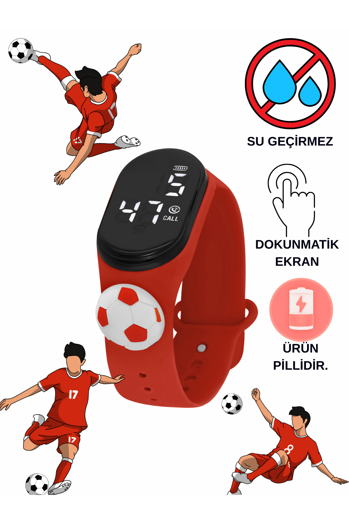 Children's Watch with Digital Led Display Figure (WATERPROOF) TCTSR007304S0429