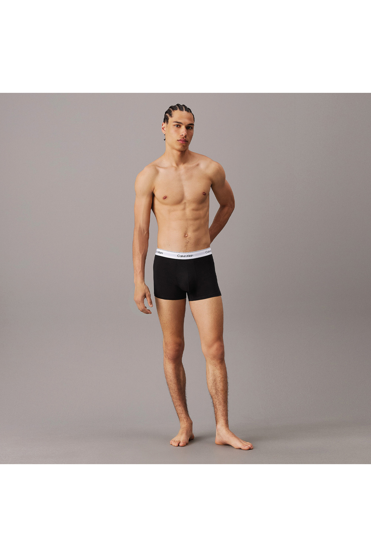 Calvin Klein  Trunk 3'lü Erkek Siyah Boxer - Görsel 2