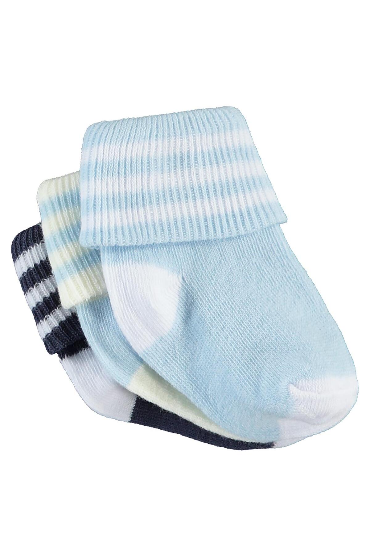 Civil Baby Erkek Bebek 3'lü Çorap Set 0-6 Ay - Standart fotoğrafı 3 (önizleme)