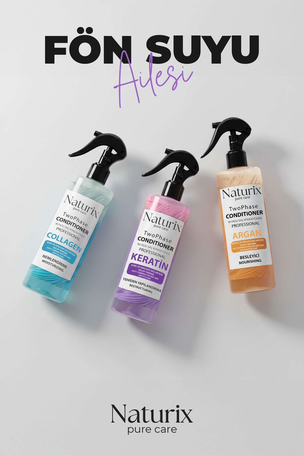Keratin Iki Fazlı Saç Bakım Ve Fön Suyu 400ml - Yeniden Yapılandırma Ve Koruma — 8697447298132 — تصویر 8 از 8