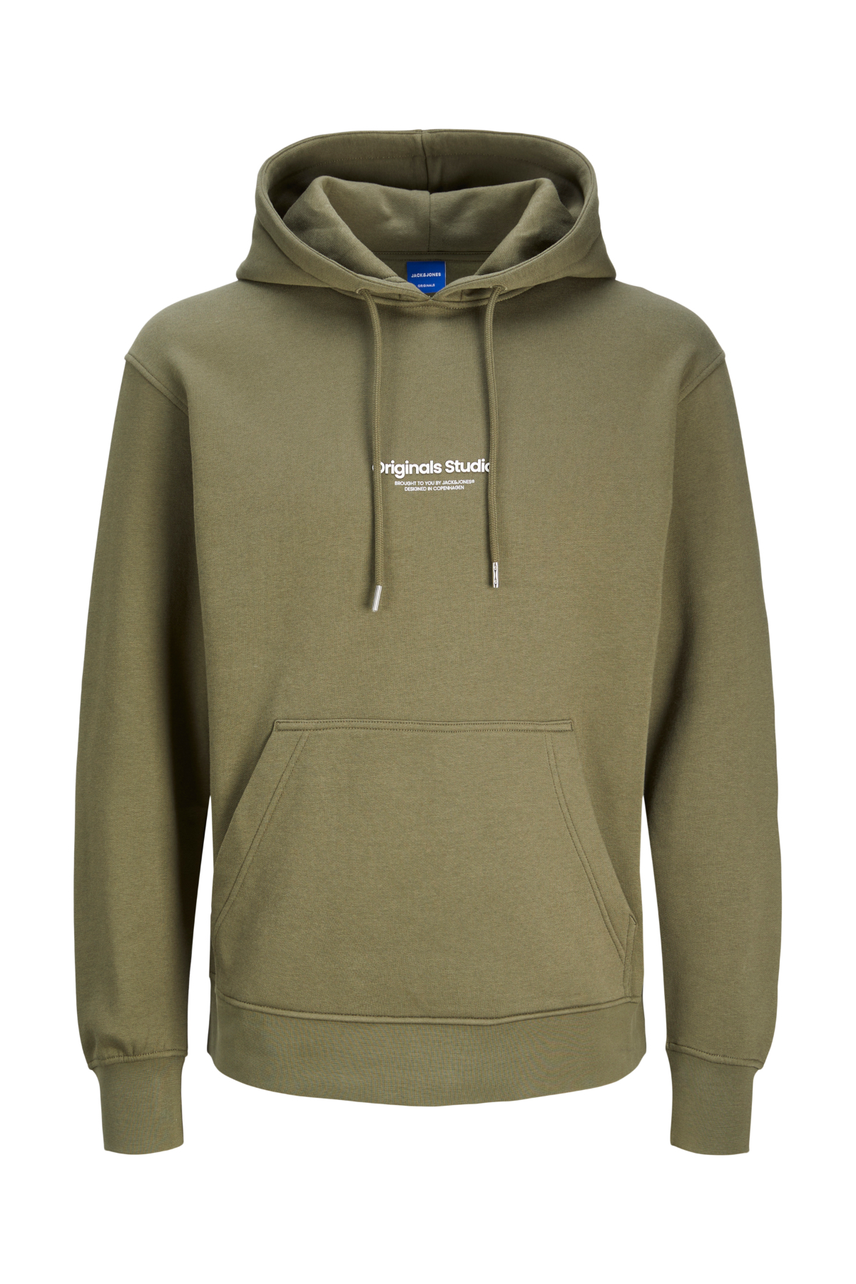 جک اند جونز سویشرت مردانه جک اند جونز مدل JORVESTERBRO Sweat HOOD خاکی سبز کد 12241687