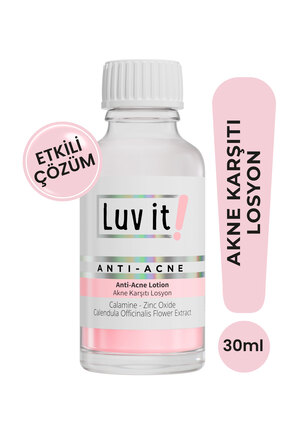 Luv it! Akne Karşıtı Losyon 30ml – Salisilik Asit İçeren Akne Kurutucu