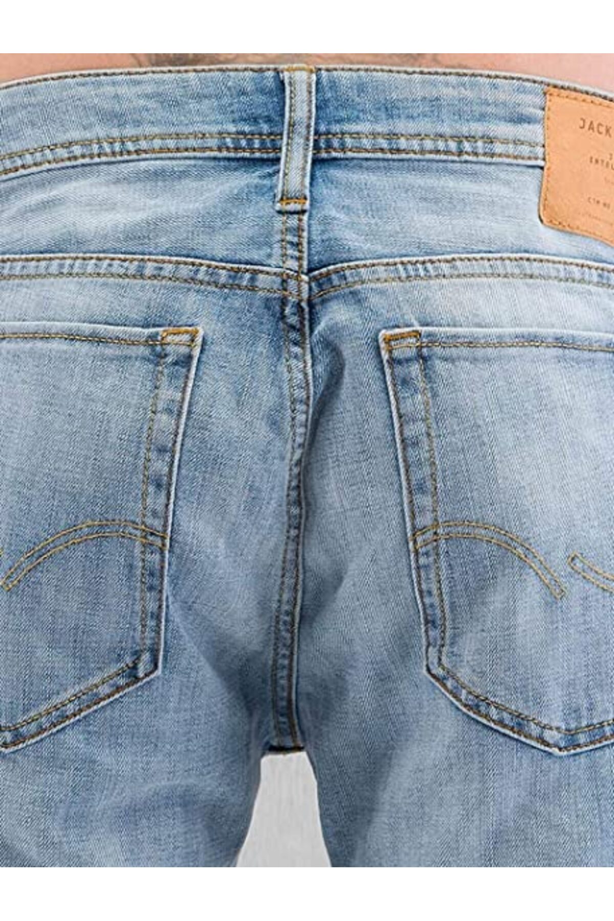 شلوار جین مردانه راسته فاق نرمال | جک اند جونز Jack & Jones 22mejck00000119 - تصویر 8