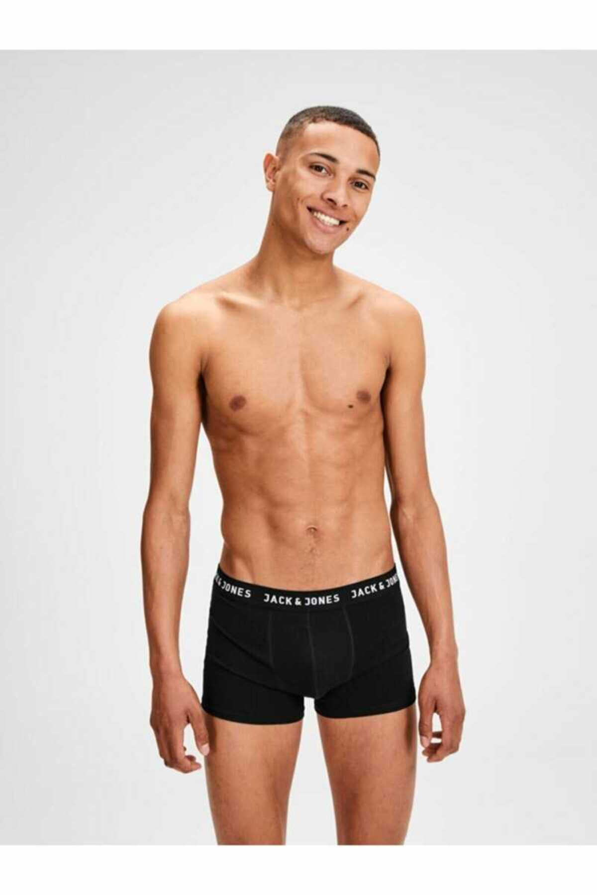 Jack & Jones  Jack&Jones Jachuey Trunks 5 Pack Noos 12142342 Erkek Boxer Siyah - Görsel 5