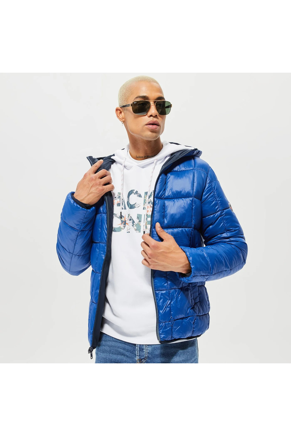 کاپشن مردانه راسته آستین بلند | جک اند جونز Jack & Jones 12215488 - تصویر 5