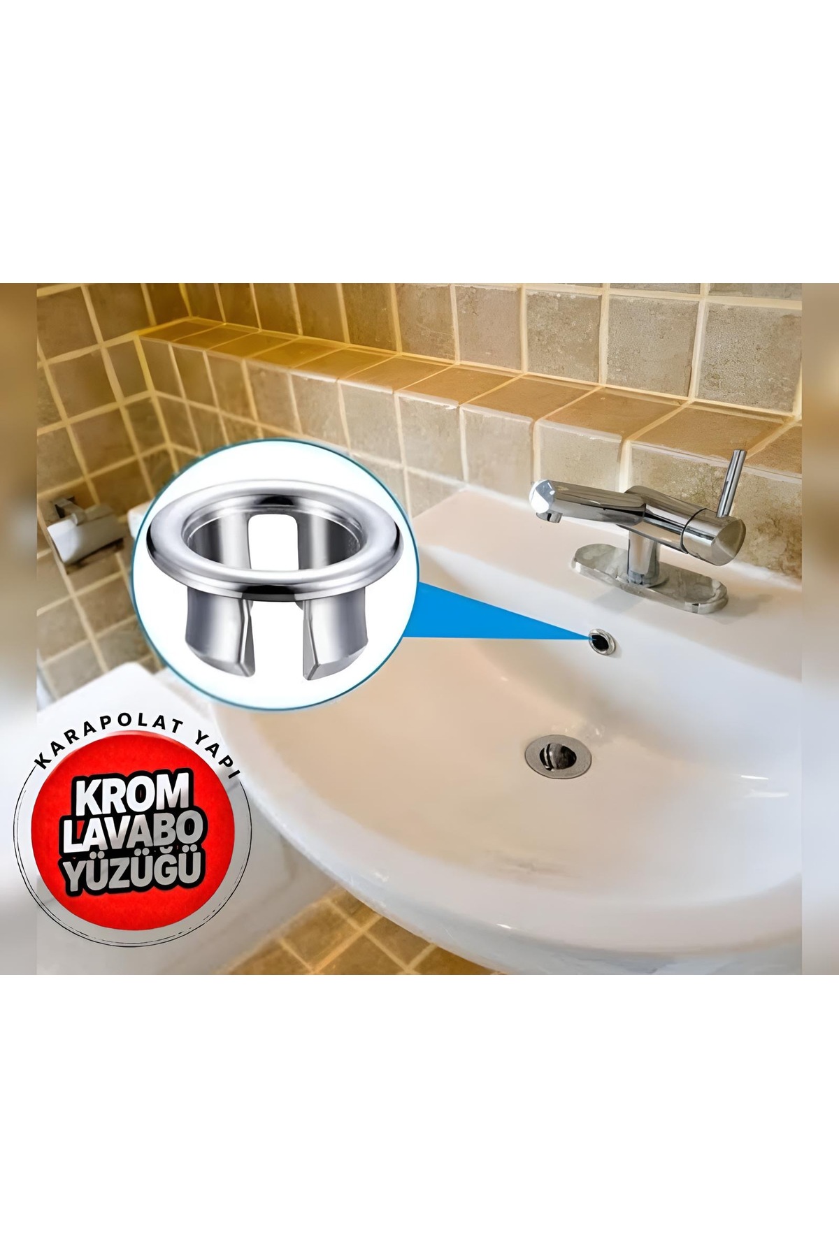 İZYAPI Lavabo Tahliye Yüzüğü Krom Parlak 10 Adet - Fiyatı, Yorumları