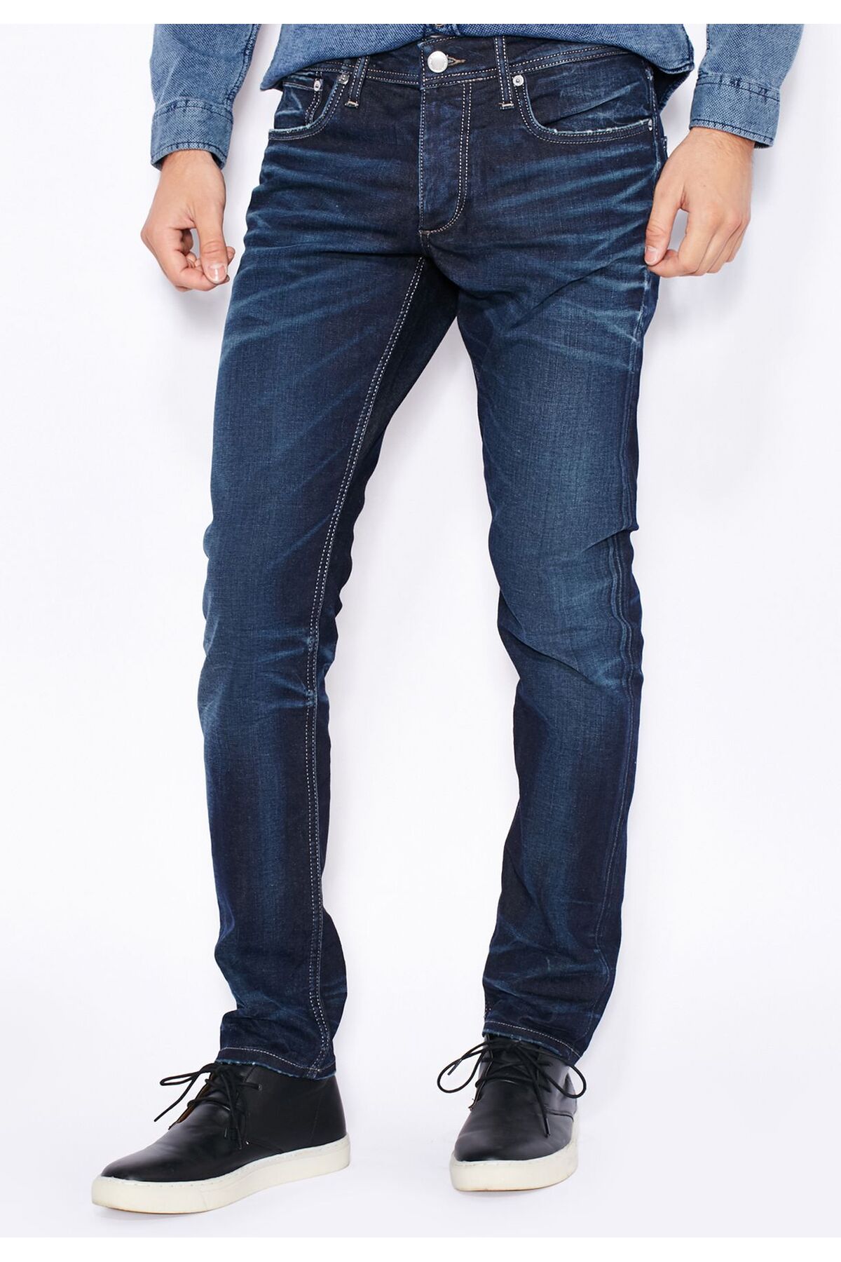 شلوار جین مردانه راسته فاق نرمال | جک اند جونز Jack & Jones 22mejck00000081 - تصویر 2