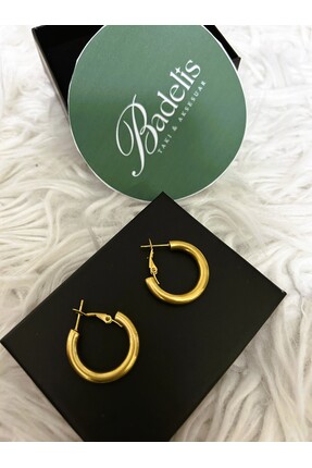 stainles steel ÇELİK GOLD HALKA KÜPE