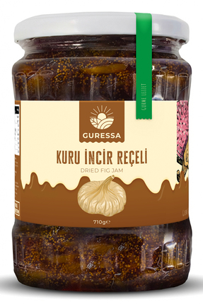 GURESSA Kuru İncir Reçeli 710 Gr (Parça Meyveli & Kahvaltılık)