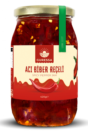 GURESSA Acı Biber Reçeli 420 Gr (Kahvaltılık & Peynir Yanı)