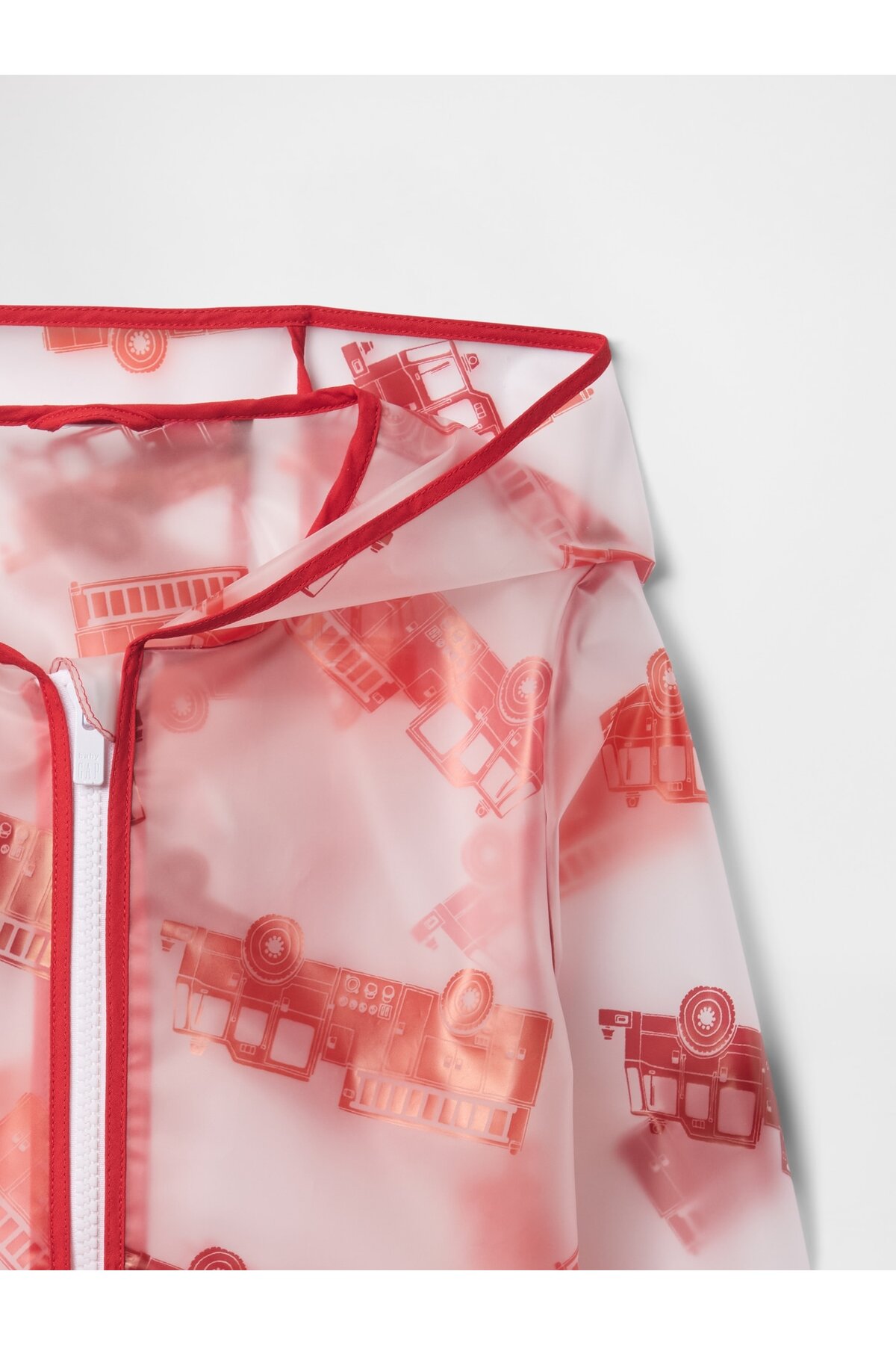 GAP Erkek Bebek Kırmızı Baskılı Yağmurluk fotoğrafı 2 (önizleme)