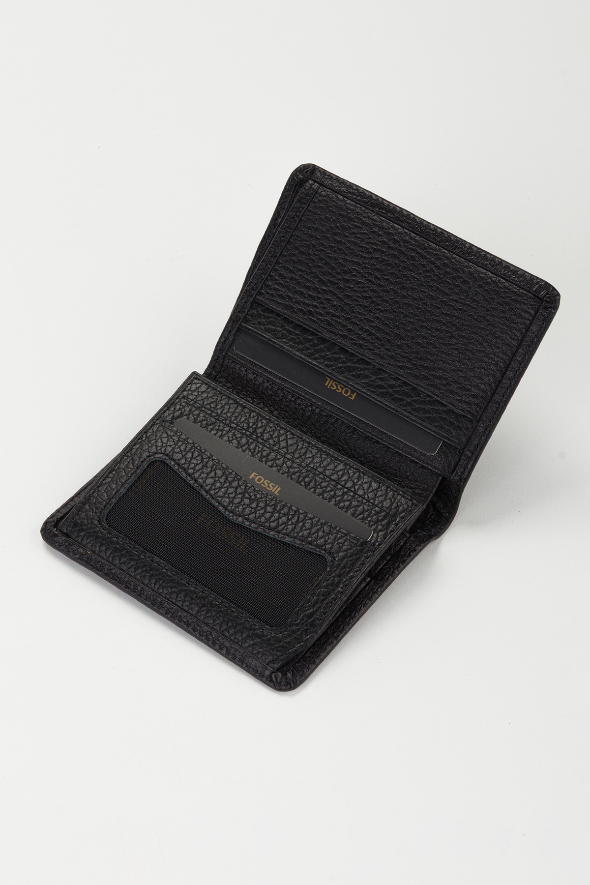 Fossil  Kutulu Hakiki Deri Dikey Ekstra Kartlıklı Mini Erkek El Portföyü Cüzdan - Görsel 4