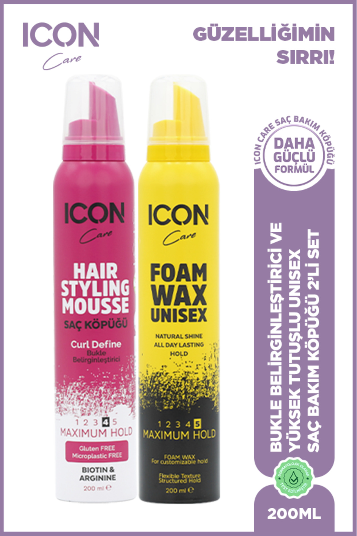 ICON Care ست دو تکه حالت دهنده و حالت دهنده مو — 8682678302372-2
