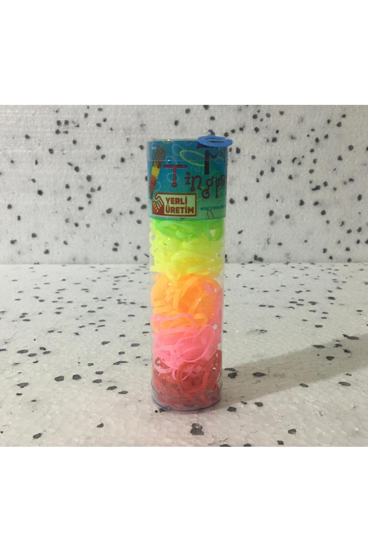 Çarşı shop Siyah Büyük Boy Tüp Saç Örgü Lastiği Renkli Perma Lastik Ince Ve Küçük. görsel 8