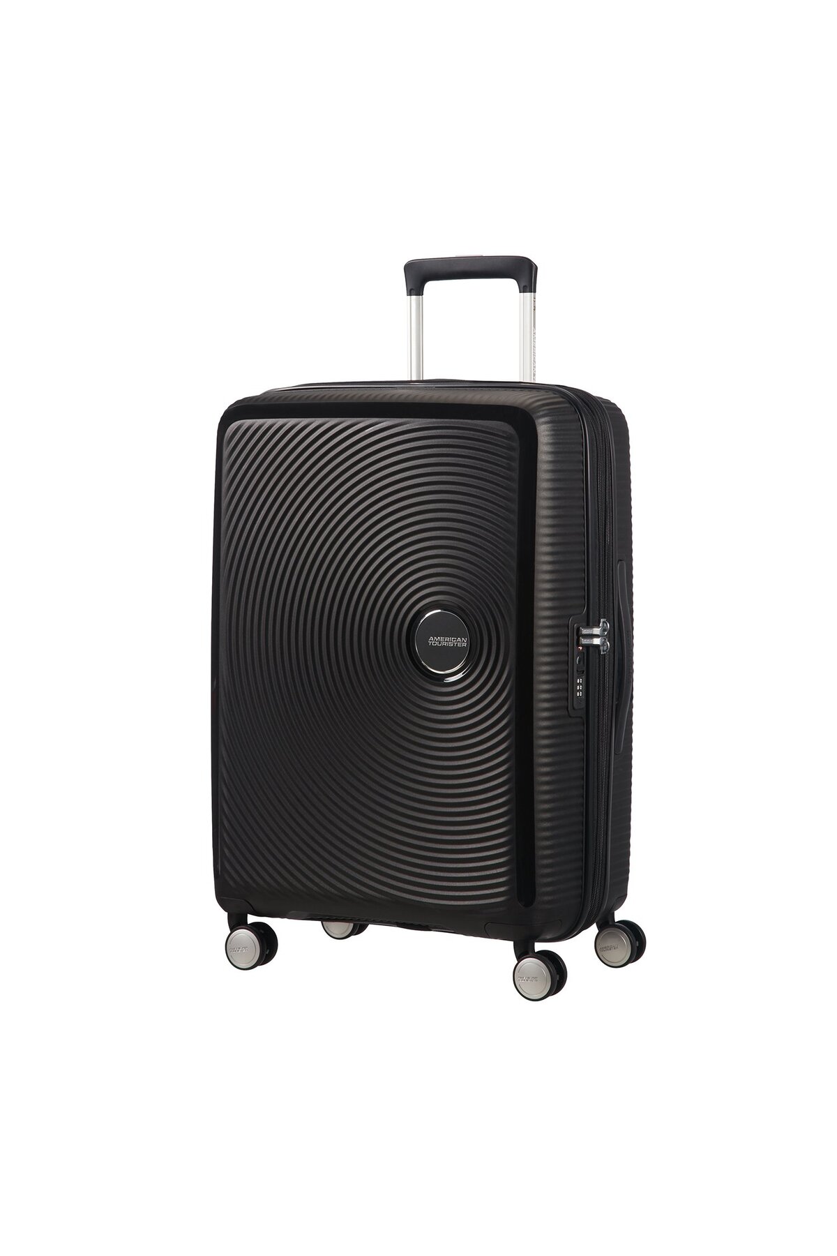 Black Soundbox - 67 cm Medium Hard Suitcase with Bellows