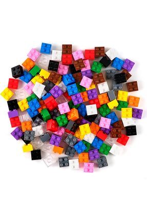 ThinkMaster 100 Parça 2x2 Classic ve City ile Uyumlu Parçalar - Karışık Renkl...