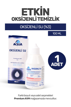 aquamed Oksijenli Su 100 ml | Cilt ve Yüzey Temizliği İçin Oksijenle Güçlendi...