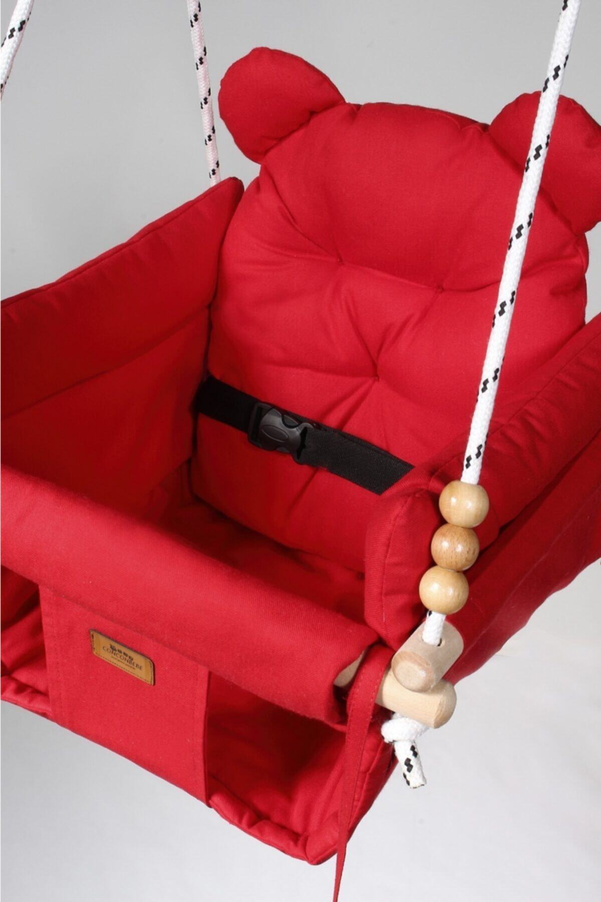 ConconBebe Concon Bebe Çocuk Pufy Emniyet Kemerli Salıncak Çocuk Salıncak fotoğrafı 3 (önizleme)
