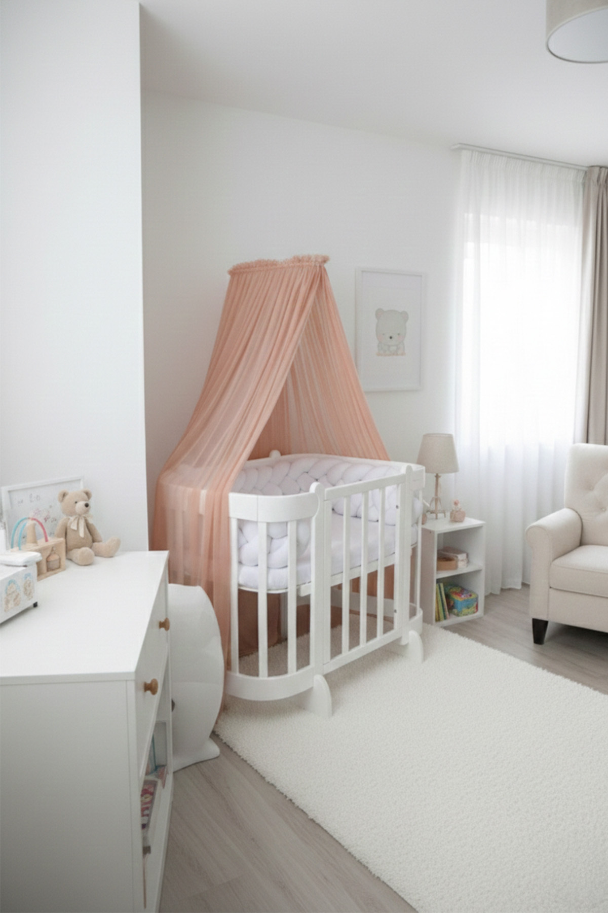 Kiddy Happy Somon Beşik Cibinliği Ve Cibinlik Aparatı fotoğrafı 2 (önizleme)