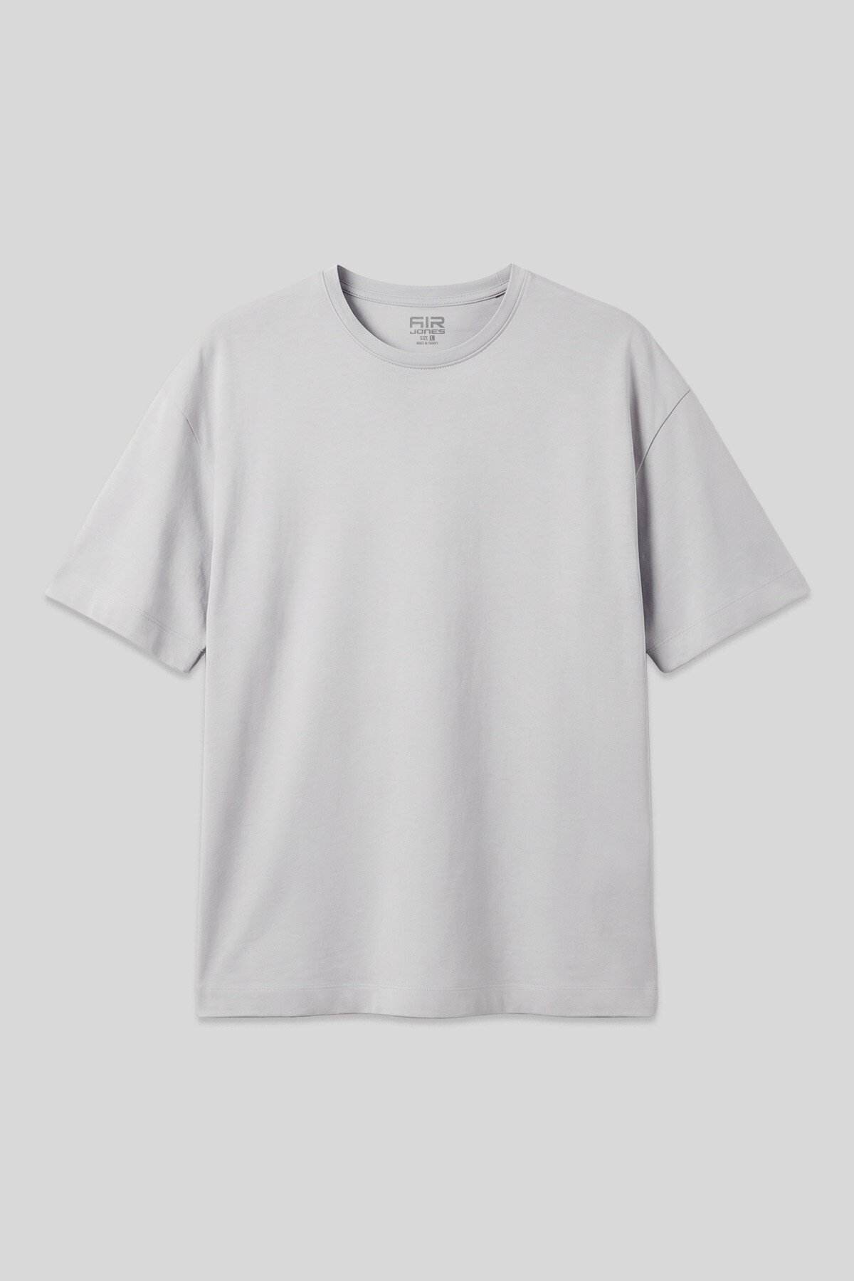 Stone Cotton Thick Soft Textured Oversize Fit Basic Men's T-Shirt- 88377