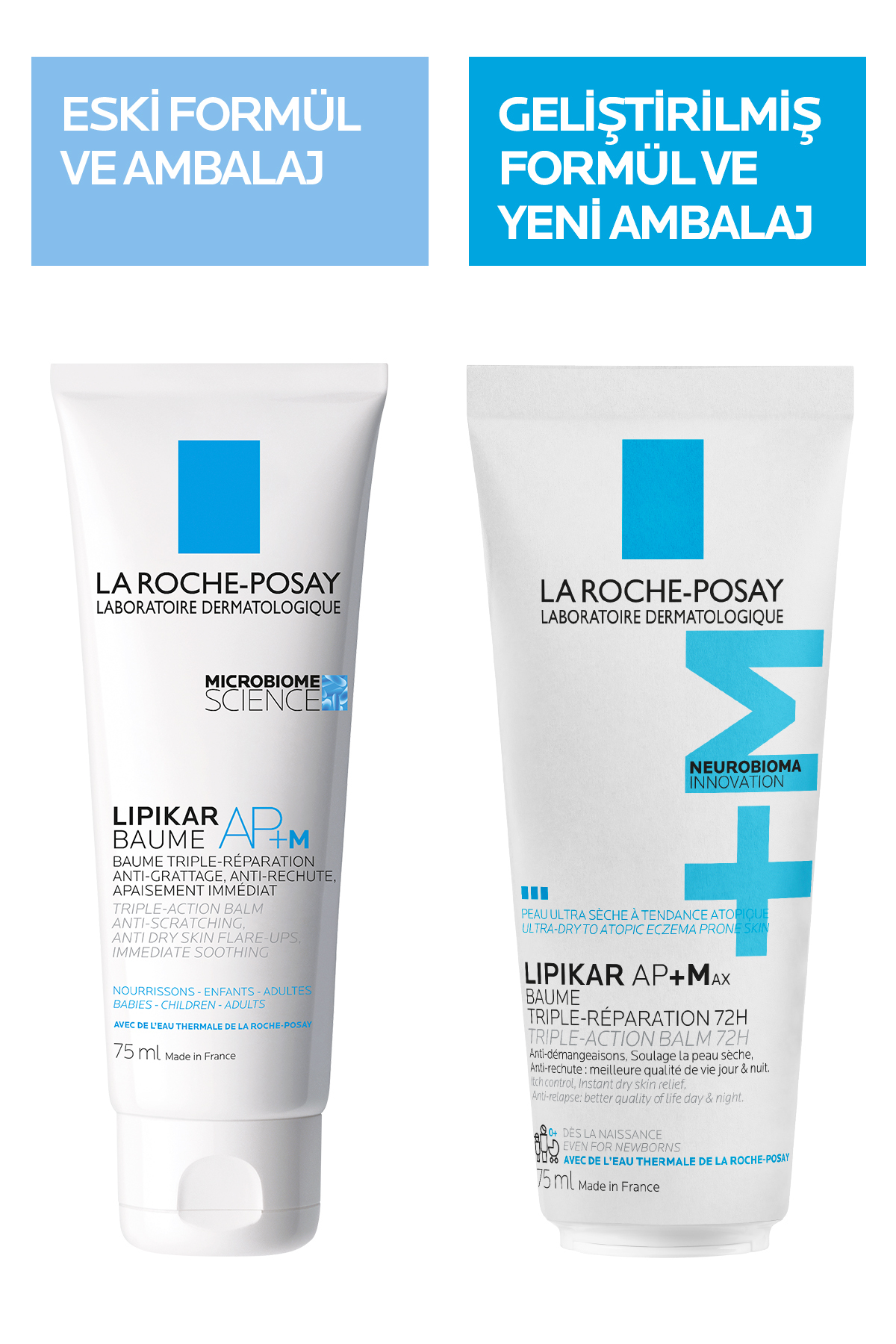 Lipikar Baume AP+MAX Kuru ve Atopiye Eğilim Gösterebilen Ciltler İçin Nemlendirici Balsam 75 ml — LRP696586 — تصویر 7 از 8